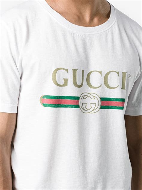 gucci logo t shirt fake|gucci logo knock off.